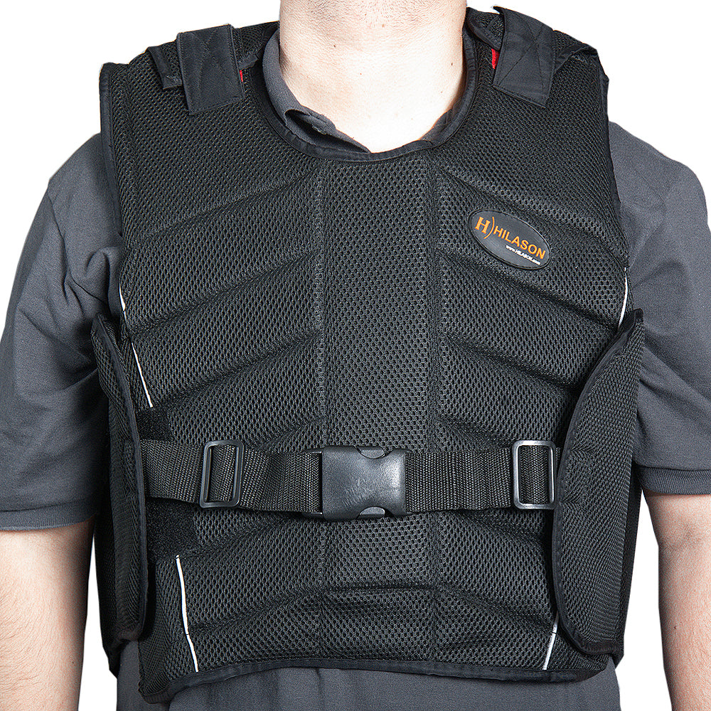 HILASON L M S XL Xs Body Protective Equestrian Horse Riding Vest | Safety Mutton Busting Gear Rodeo