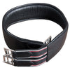 HILASON Padded Leather Horse English Saddle Girth Cinch Roller Buckles | Strap for Horses Back Western