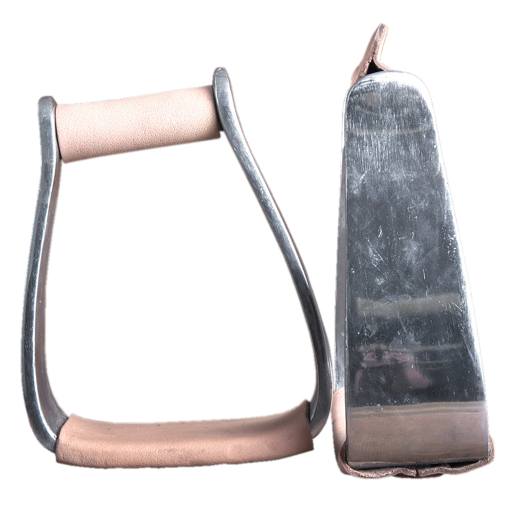 Hilason Western Horse Saddle Aluminium Stirrups Pair