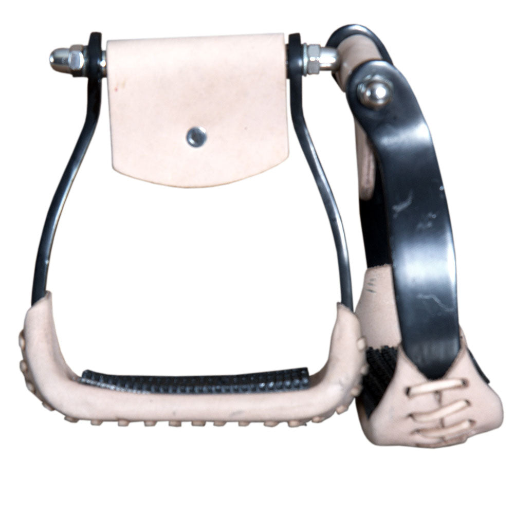 HILASON Western Anodize Aluminium Color Horse Barrel Racing Saddle Stirrups Pair