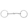 HILASON O Ring Bit Western Horse Equestrian Stainless Steel Loose W/Twisted Wire Mouth 5