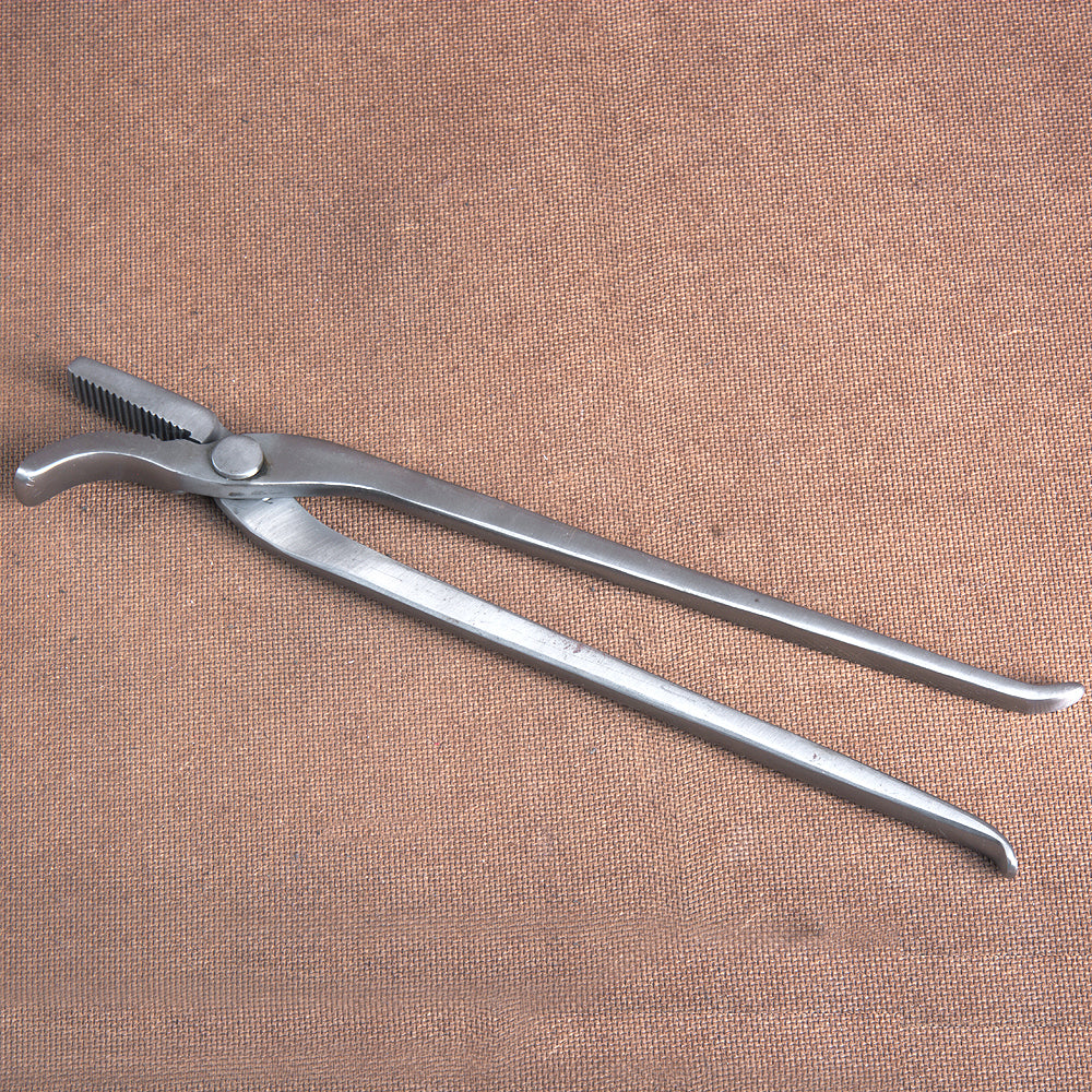 HILASON 13" Western Horse Care Farrier Tool Dull Polished Carbon Steel Clauncher