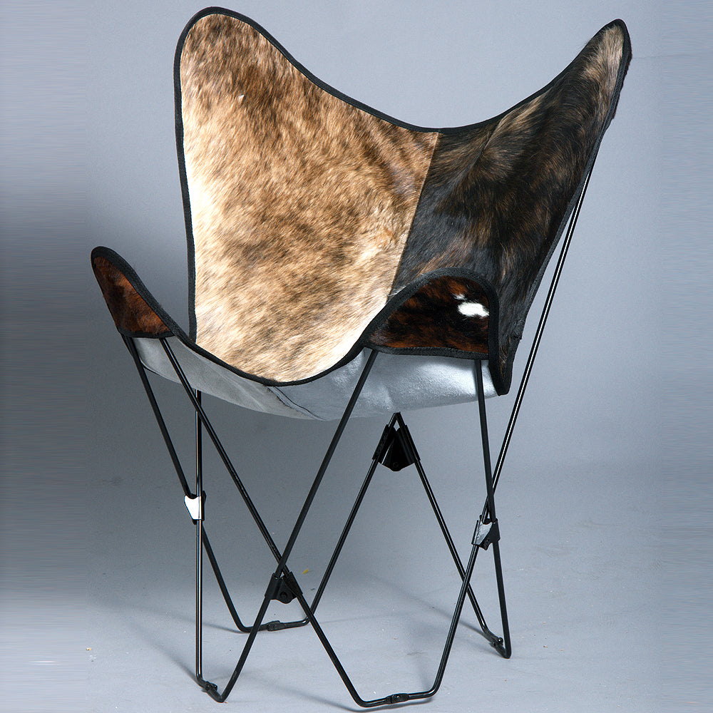 Made In Usa Genuine Leather Butterfly Folding Chair Modern Sling Seat
