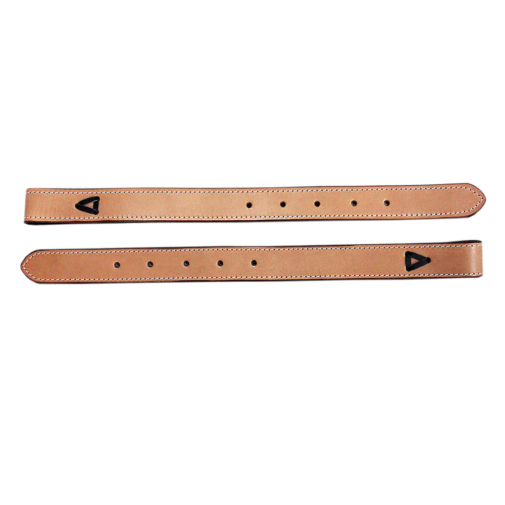 Hilason Western Leather Horse Saddle Back Billets Plain