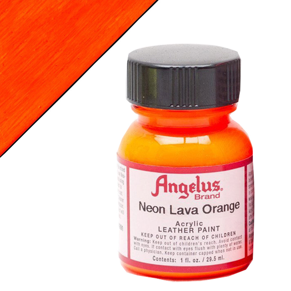 Angelus Acrylic Leather Paint For Boot Bags 1 Oz All Colors