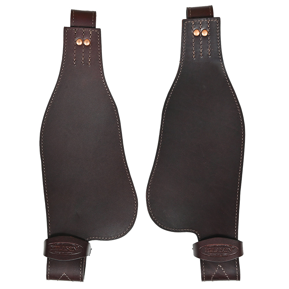 HILASON Leather Youth Saddle Replacement Fender Pair with Hobble Stra Dark Brown | Leather Fender | Fender saddles | Saddle Fenders Replacement | Saddle Leather Fender| Fender for Horse Saddle
