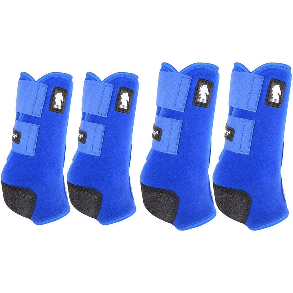 Classic Equine Lightweight Horse Legacy2 Front Hind Bell Sport Boots Black