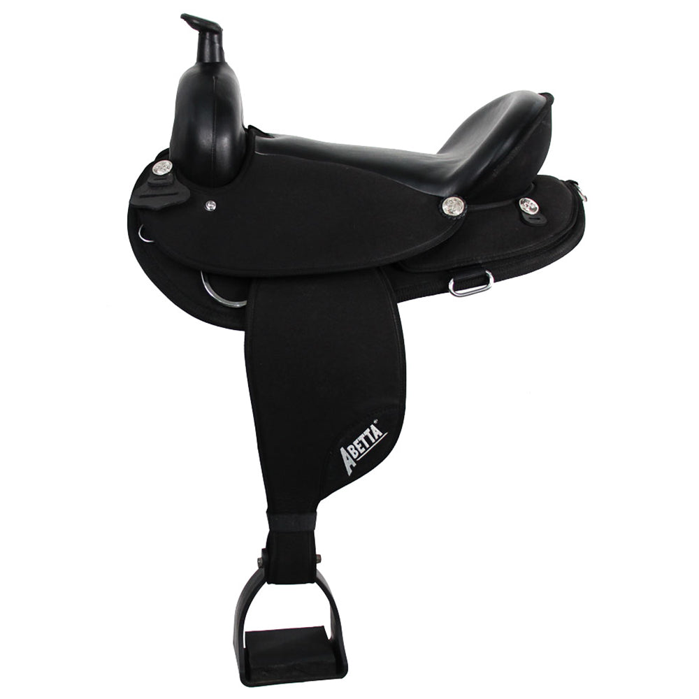 16 In Abetta Gaited Comfort Trail Saddle Cordura Synthetic Horse Saddle