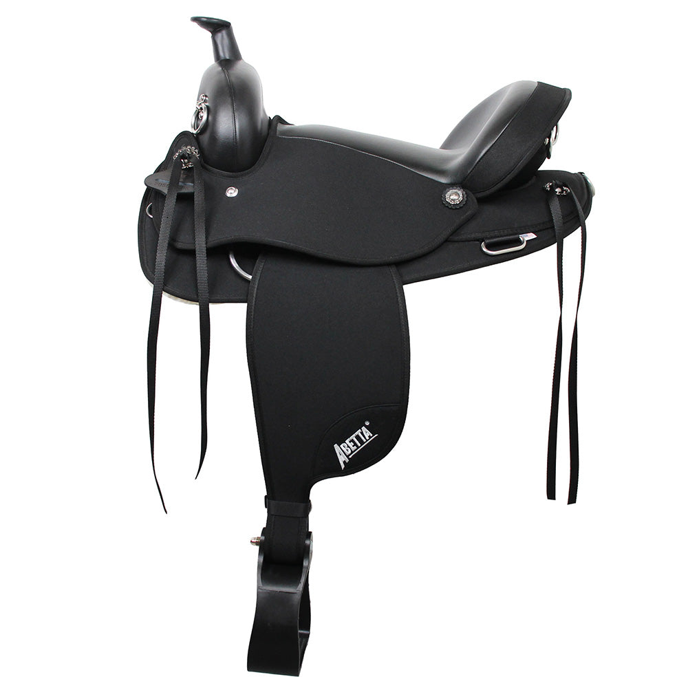 Abetta Trail Finder Nylon Western Saddle Super Cushion Seat 7" Gullet