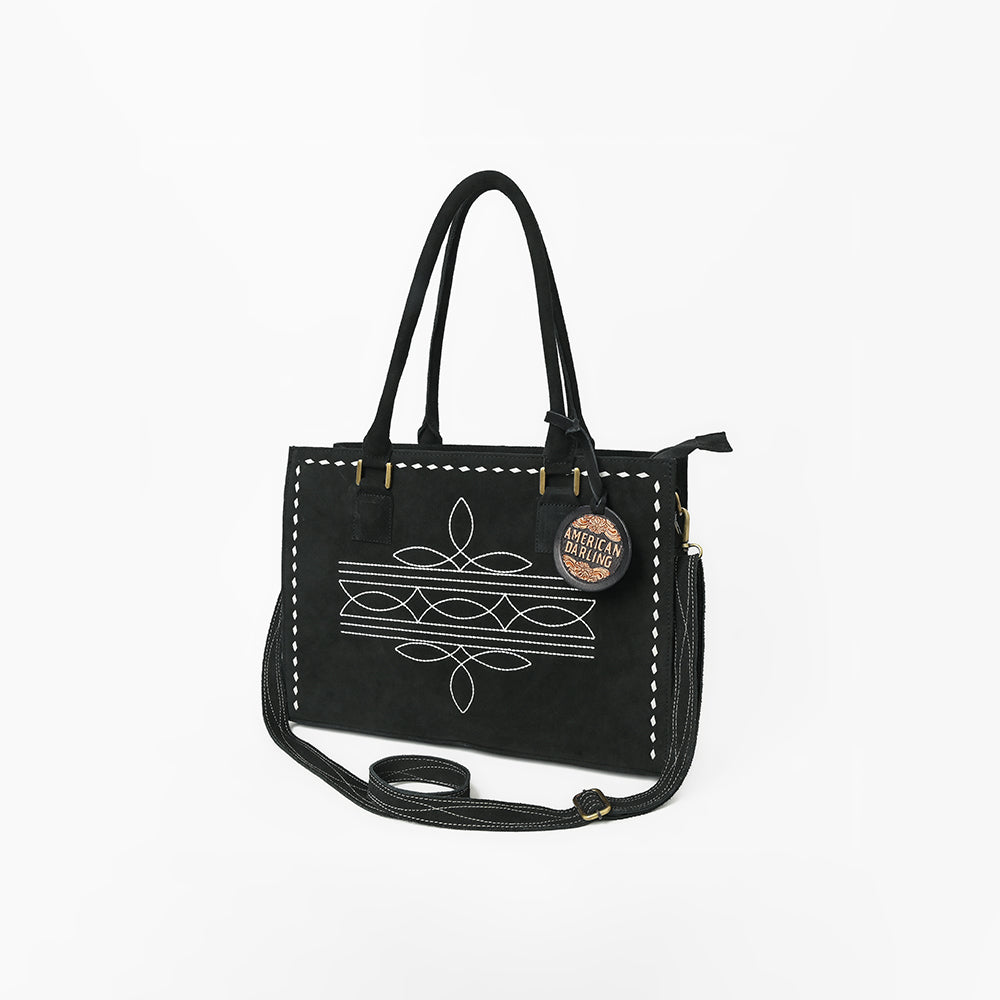 American Darling Tote Genuine Suede Leather Women Bag Western Handbag Purse | Travel Bags College Casual