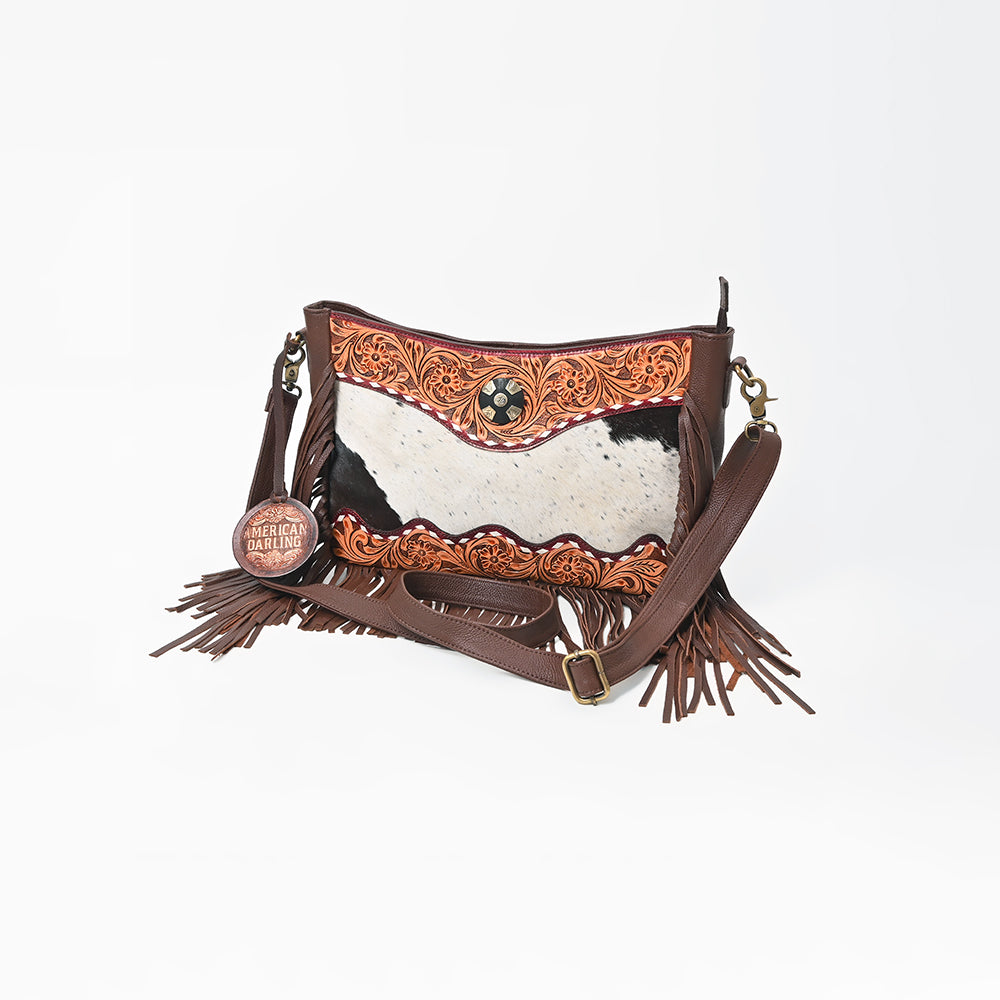 American Darling Western Hair-On Cowhide Crossbody Purse