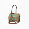 American Darling Hand-Tooled Leather Barrel Speedy Bag – Classic Western Floral Design