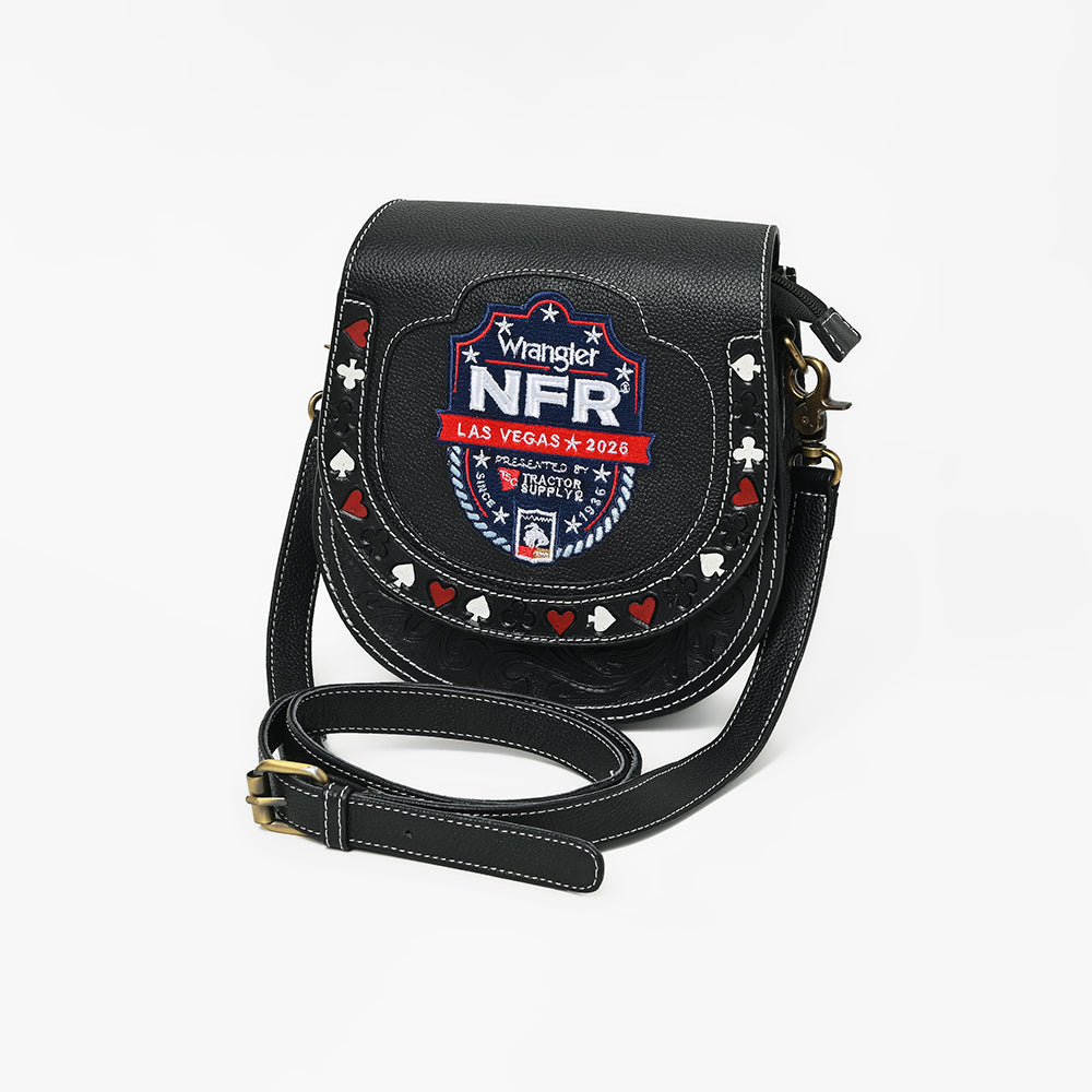 Official PRCA & NFR Licensed Collection® Commemorative Shield Patch Crossbody Bag