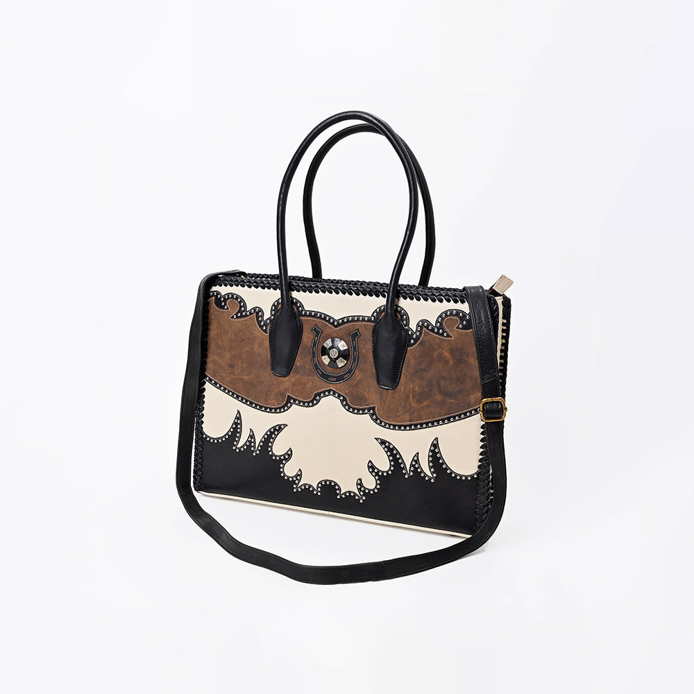 American Darling Women's Genuine Leather Western Tote Shoulder Crossbody Handbag