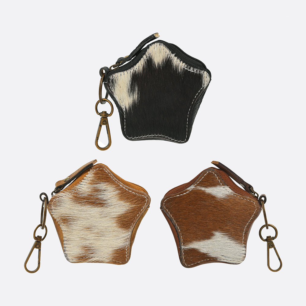 American Darling Genuine Hair-on Leather Mini Coin Bag Charms