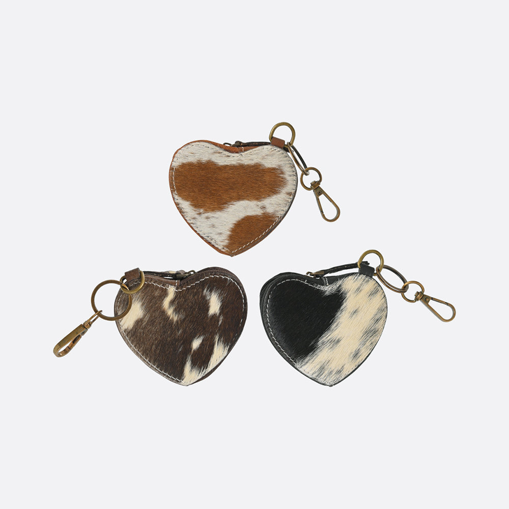 American Darling Genuine Hair-on Leather Mini Coin Bag Charms