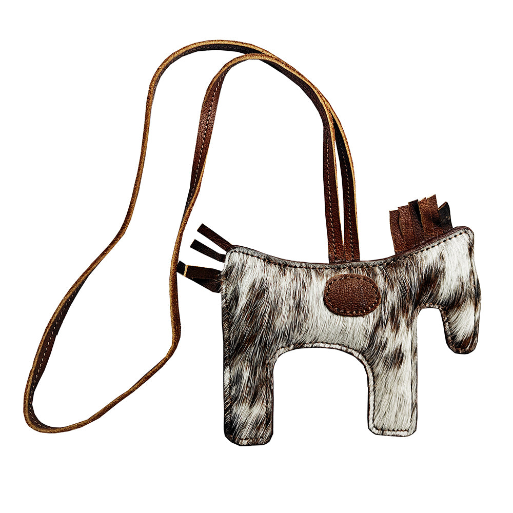 American Darling Hair-on-Hide Leather Bag Charms – Western Keychain & Purse Accessory
