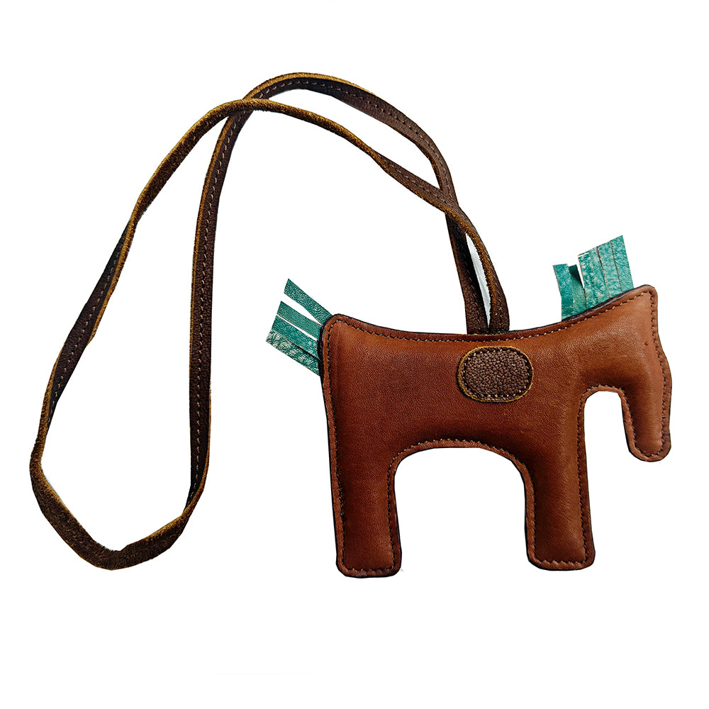 American Darling Hair-on-Hide Leather Bag Charms – Western Keychain & Purse Accessory