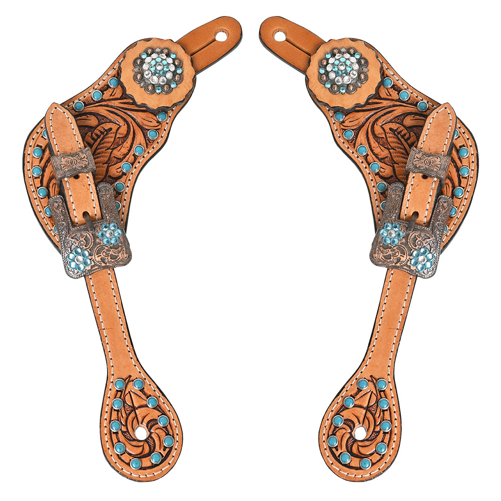 Hilason Western Style Men & Womens Spur Straps for Horse Riding, Barrel Racing,Show,and Rodeo