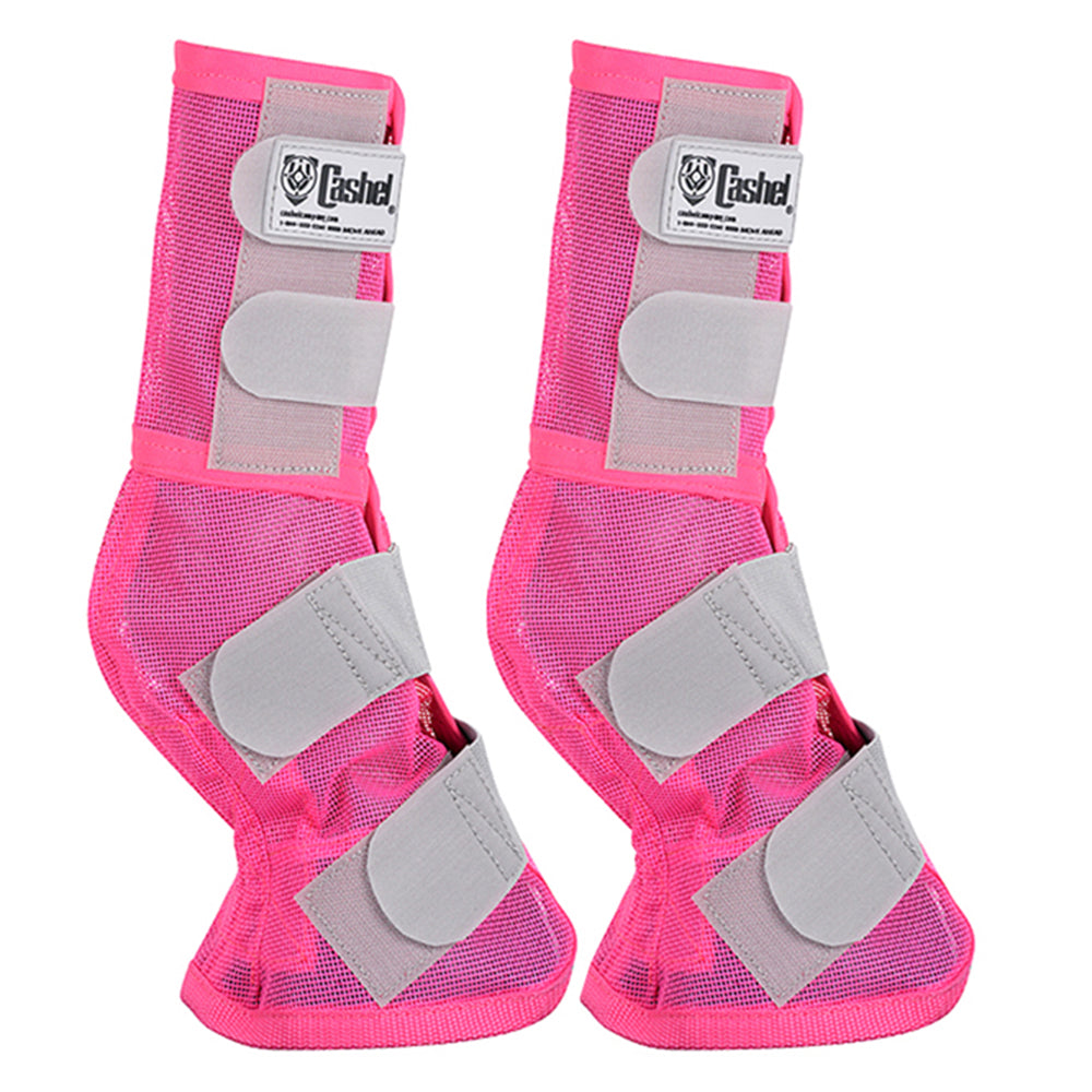 Cashel Fly Arab Horse Leg Guard Cool Mesh Boots Pink