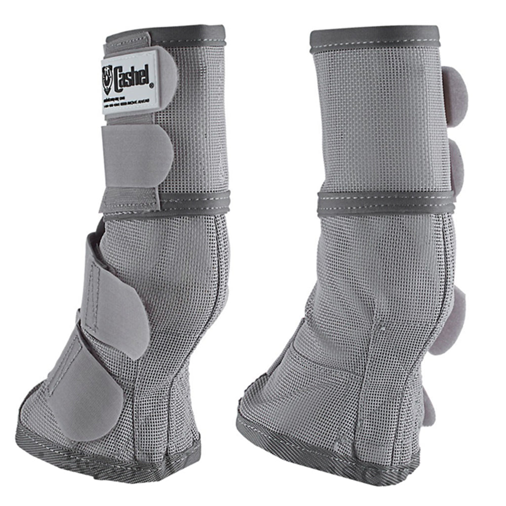 Cashel Fly Small Pony Horse Leg Guard Cool Mesh Boots Grey