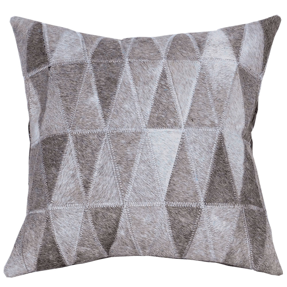 HILASON Western Cowhide Patchwork Pillow Cover, Rustic Ranch Home Decor