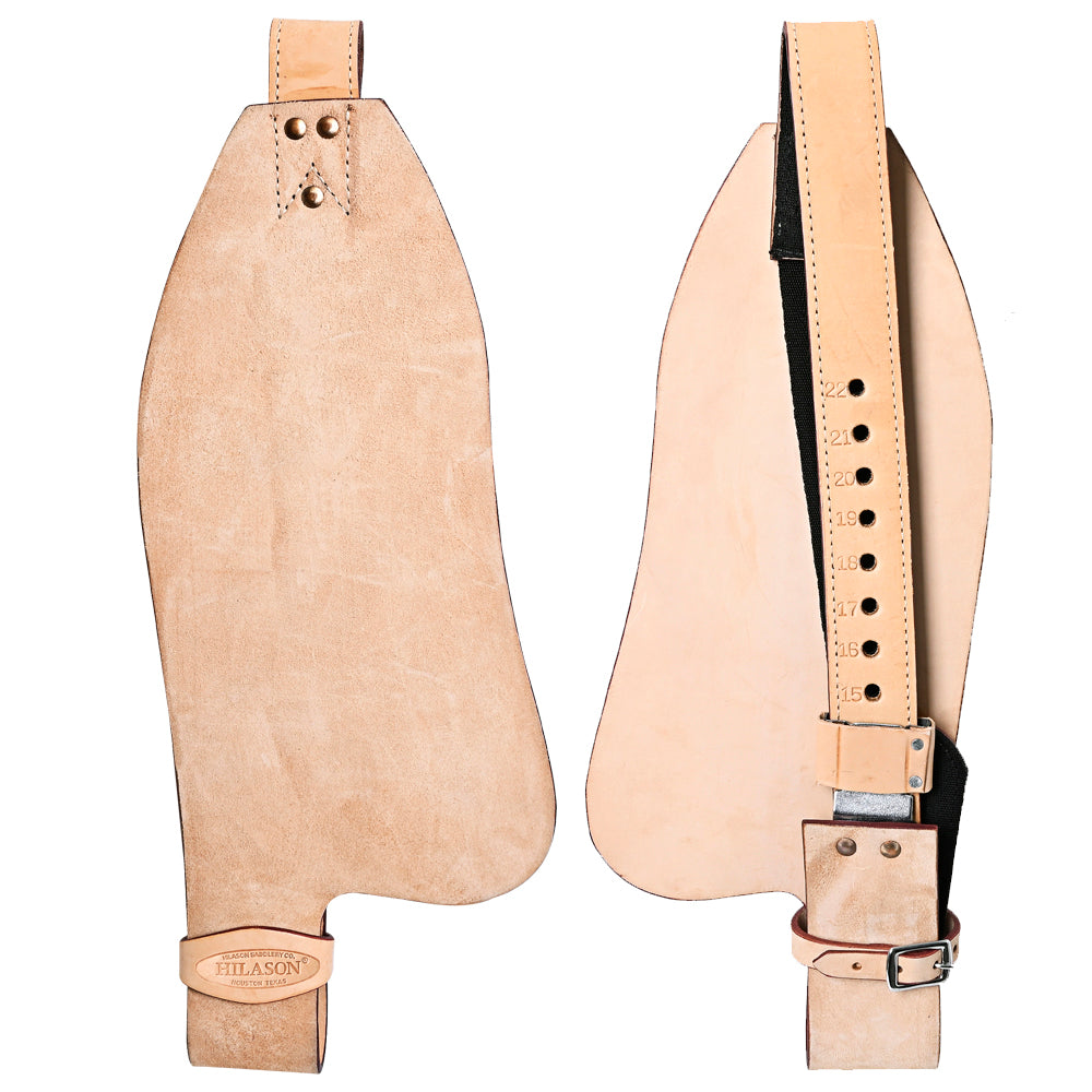 Hilason Youth Leather Saddle Replacement Fenders Pair with Hobble Straps, Western Horse Riding 2" Stirrup Leathers