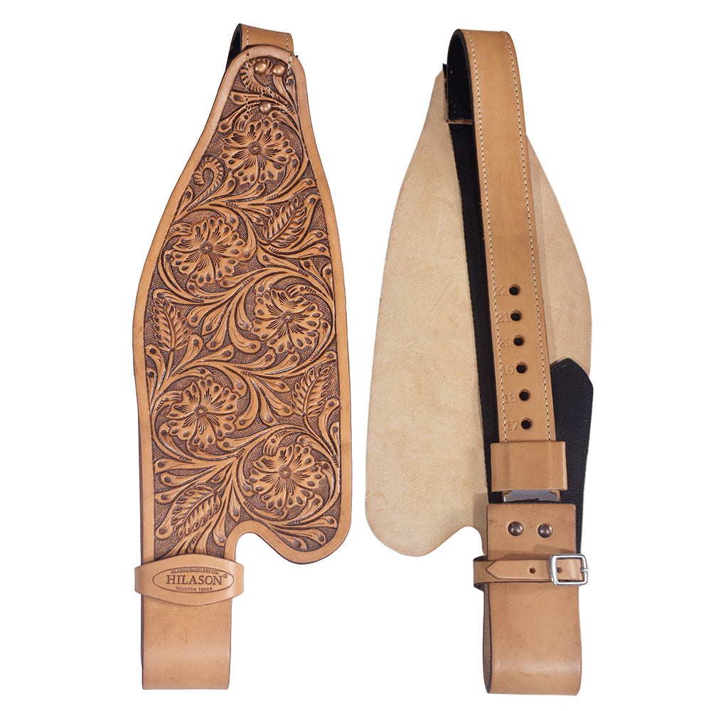 Hilason Leather Saddle Replacement Fender Pair With Hobble Strap Adult