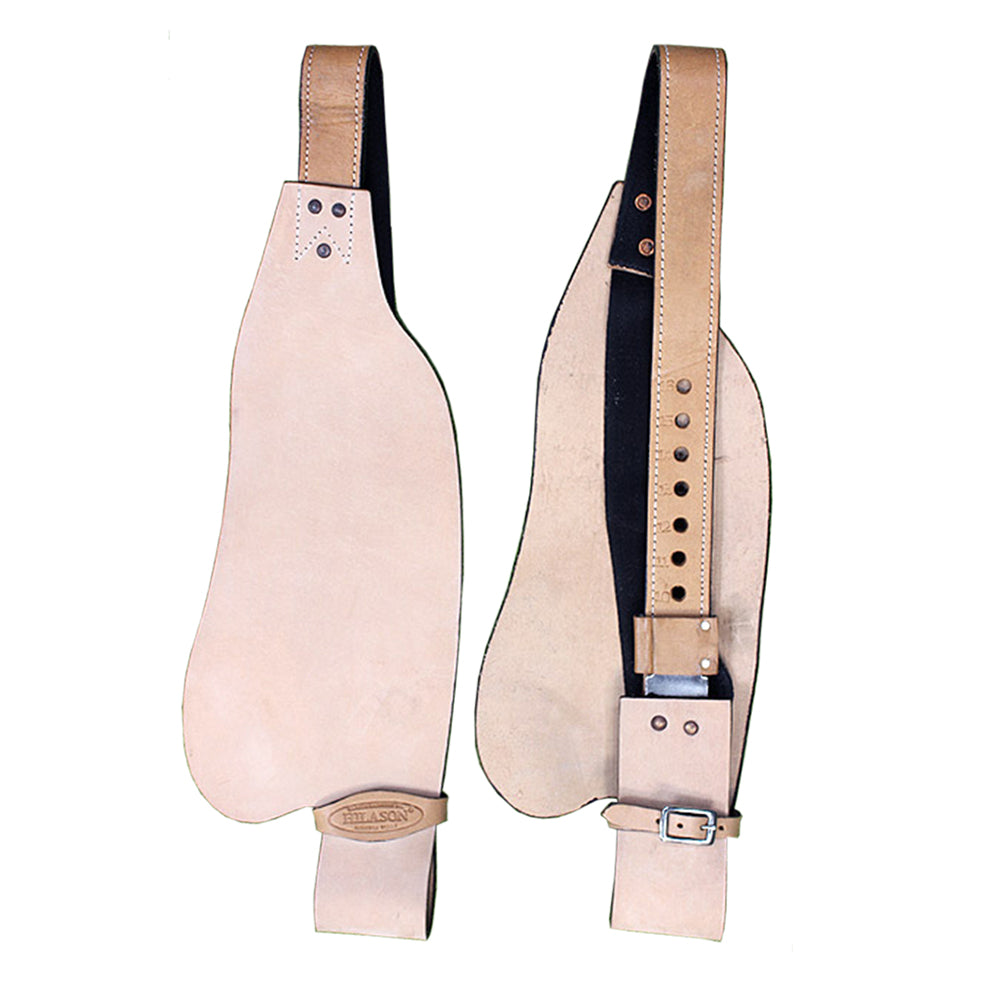 Hilason Leather Saddle Replacement Fenders Pair with Hobble Straps, Adult Western Riding