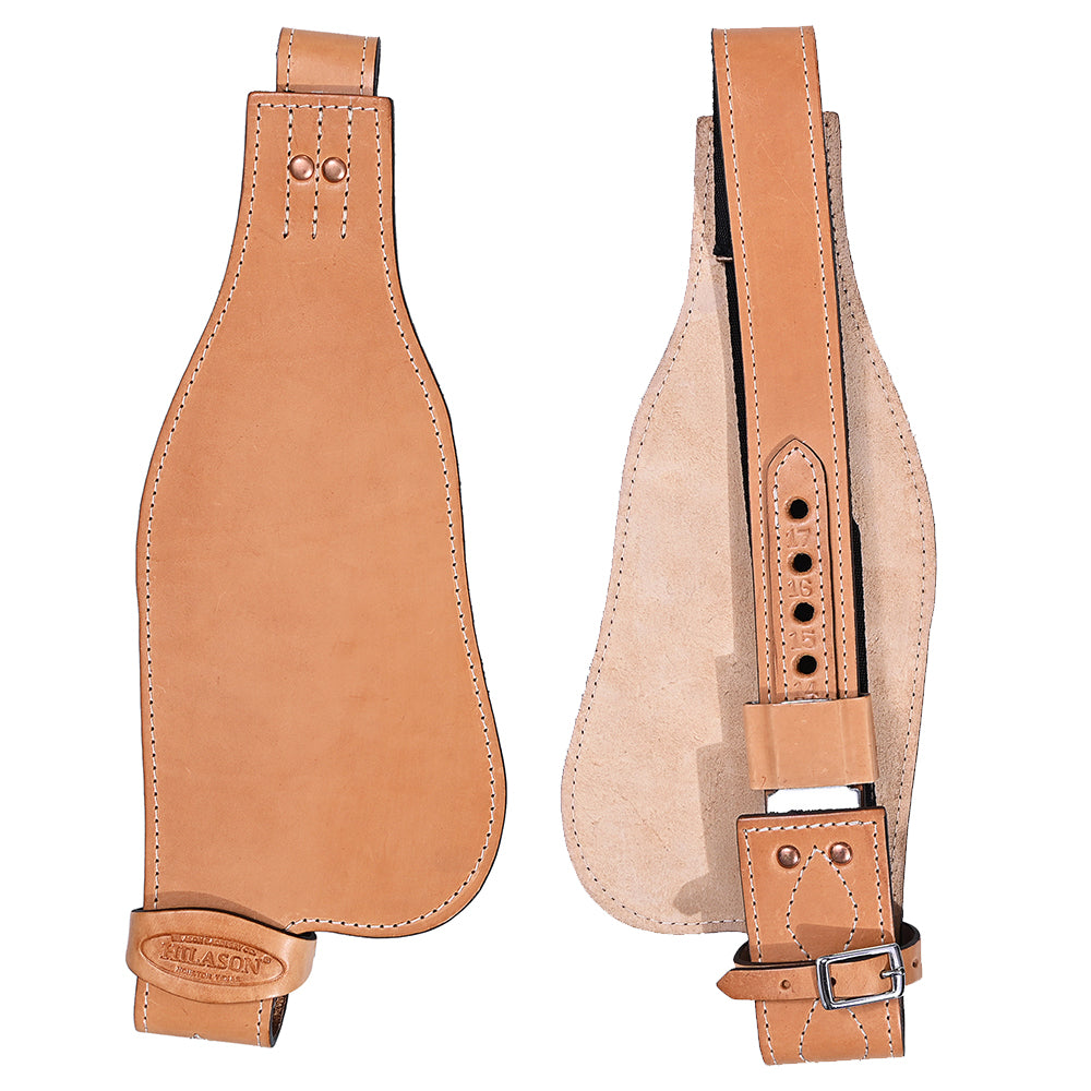 Hilason Leather Youth Saddle Replacement Fenders Pair with Hobble Straps – Adjustable Western Horse Riding Saddle Fenders