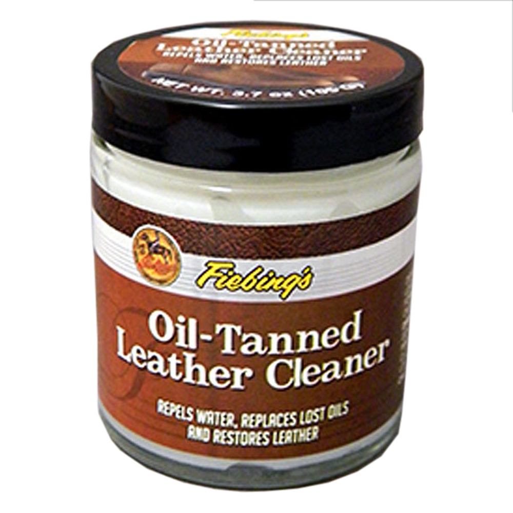 Fiebing's Oil-Tanned Leather Cleaner Restorer Water Repellent Paste 3.7 oz