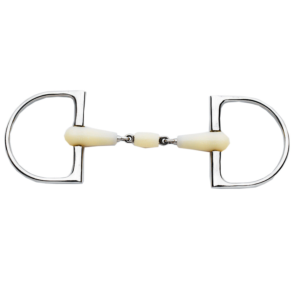 Happy Mouth Double Jointed Pro King Dee Stainless Steel Horse Bit