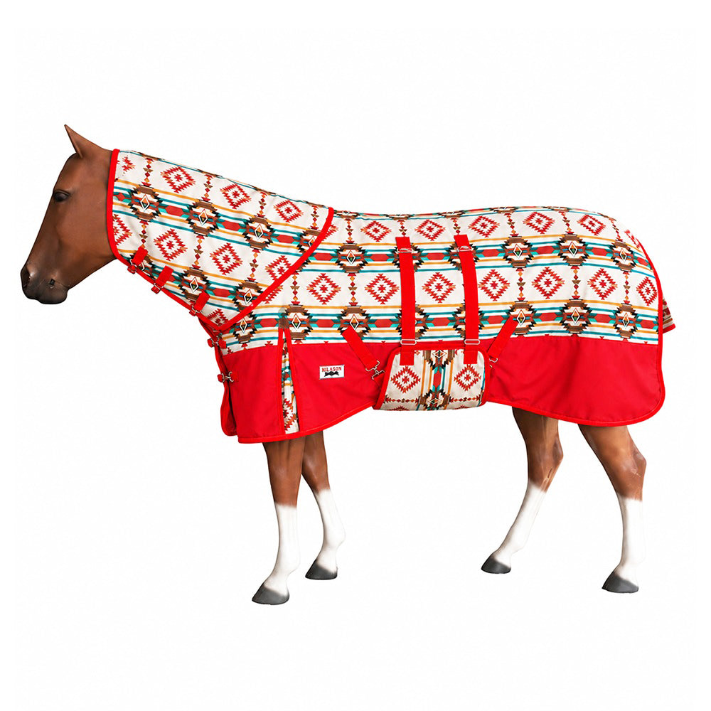 HILASON 1200D Waterproof Winter Horse Turnout Blanket Neck Cover Belly Wrap