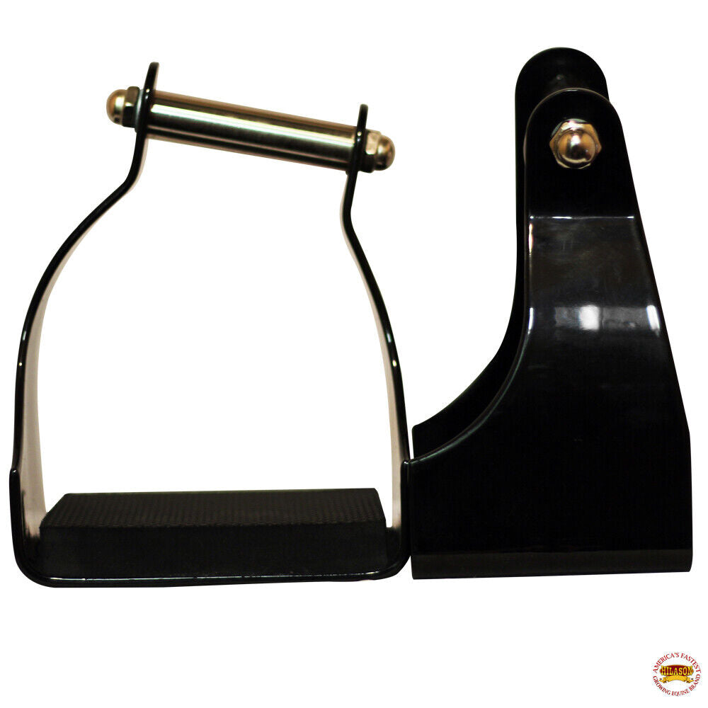 Horse Western Saddle Endurance Slanted Stirrups Hilason