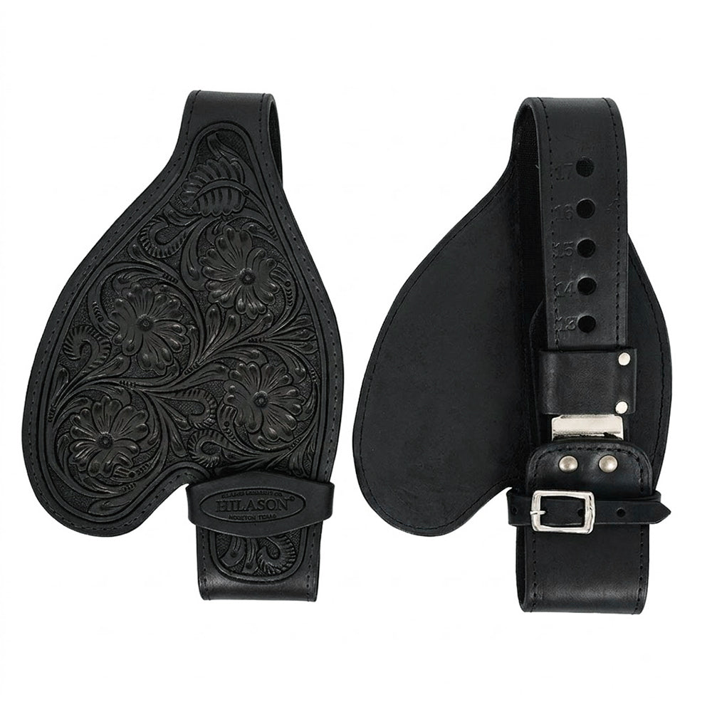 HILASON Youth Western Saddle Replacement Fenders, Genuine Leather Short Fenders with Adjustable Buckles & Hobble Strap