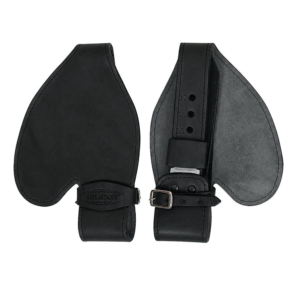 HILASON Youth Western Saddle Replacement Fenders, Genuine Leather Short Fenders for Kids & Short Adult Riders