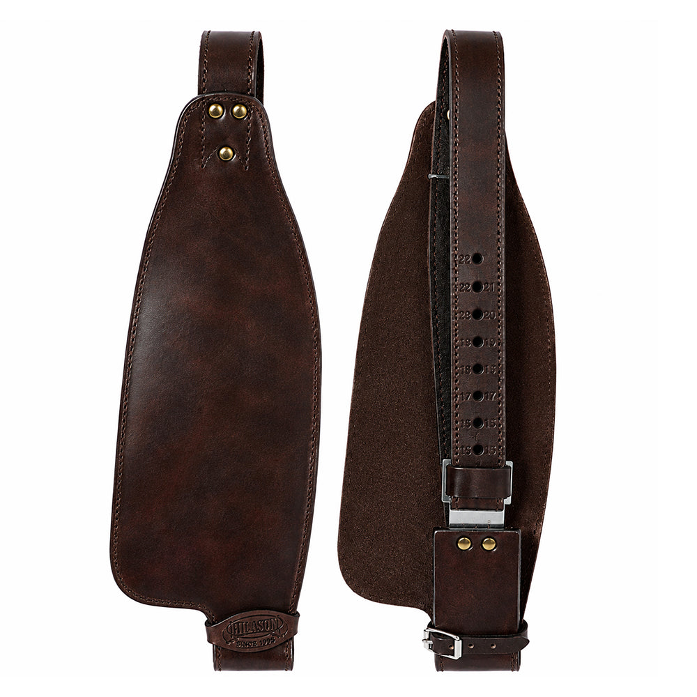 Hilason Western Genuine Skirting Leather Saddle Replacement Fenders With Hobble Strap Pair
