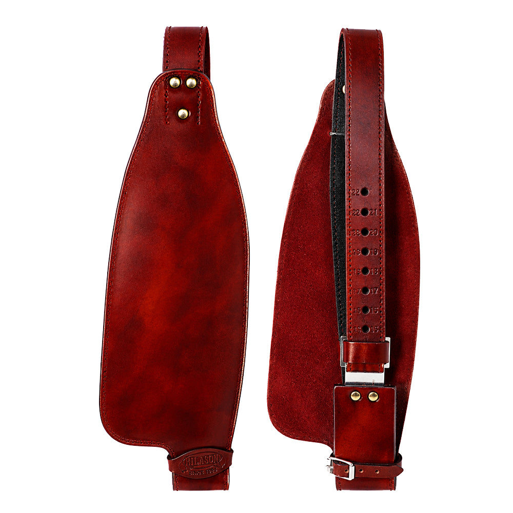 Hilason Western Genuine Skirting Leather Saddle Replacement Fenders With Hobble Strap Pair