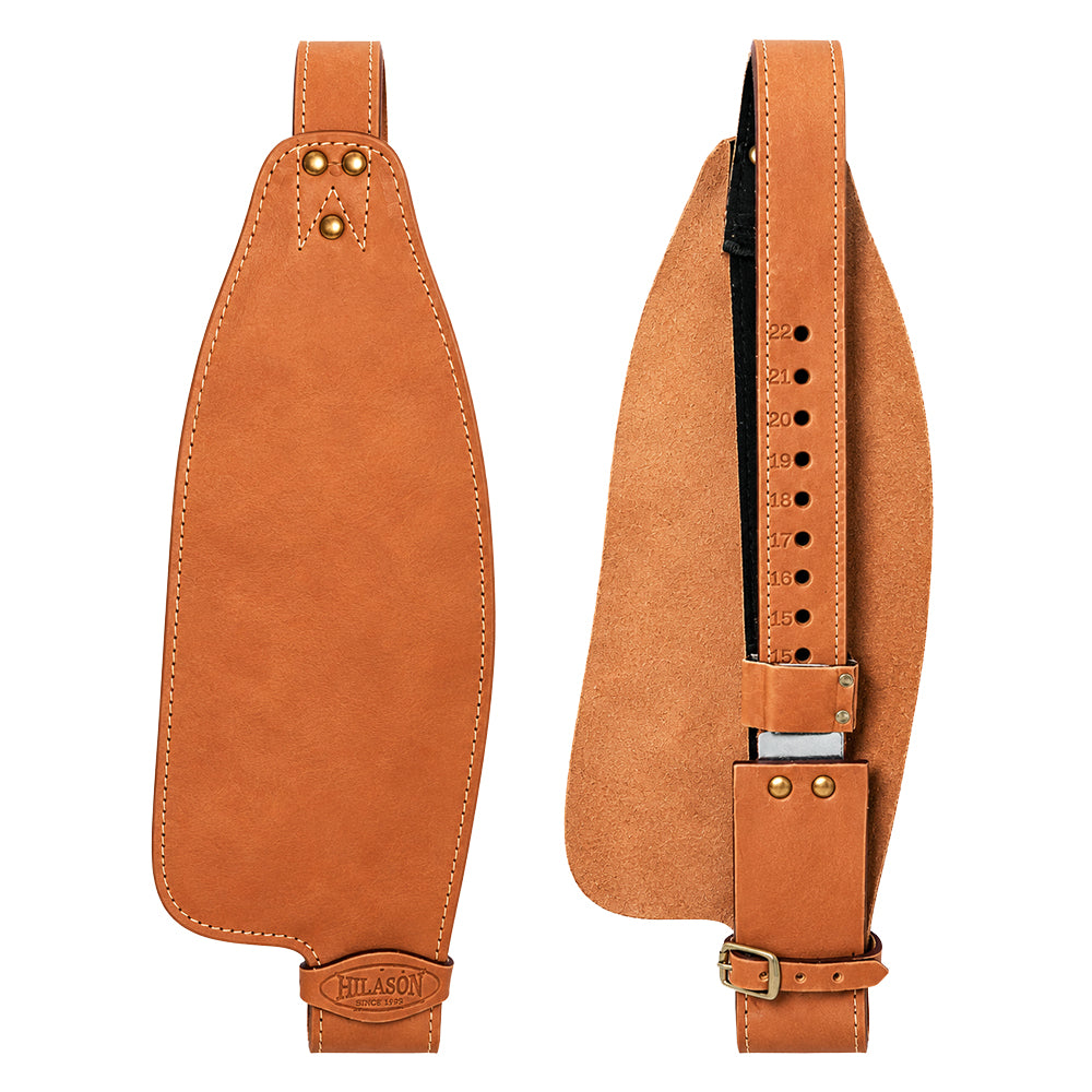 Hilason Western Genuine Skirting Leather Saddle Replacement Fenders With Hobble Strap Pair