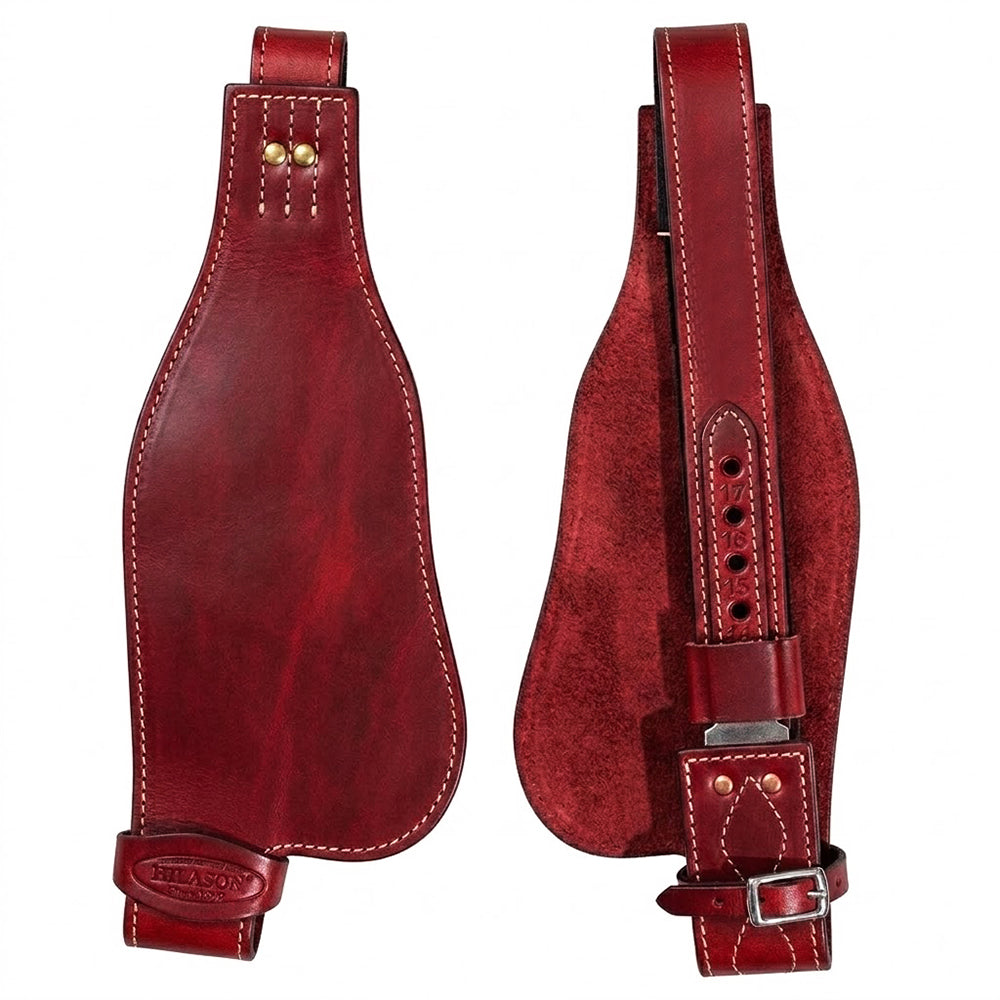 Hilason Leather Youth Saddle Replacement Fenders Pair with Hobble Straps – Adjustable Western Horse Riding Saddle Fenders