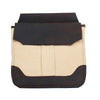 Hilason Canvas Hunter Bag with Dark Brown Leather Flap