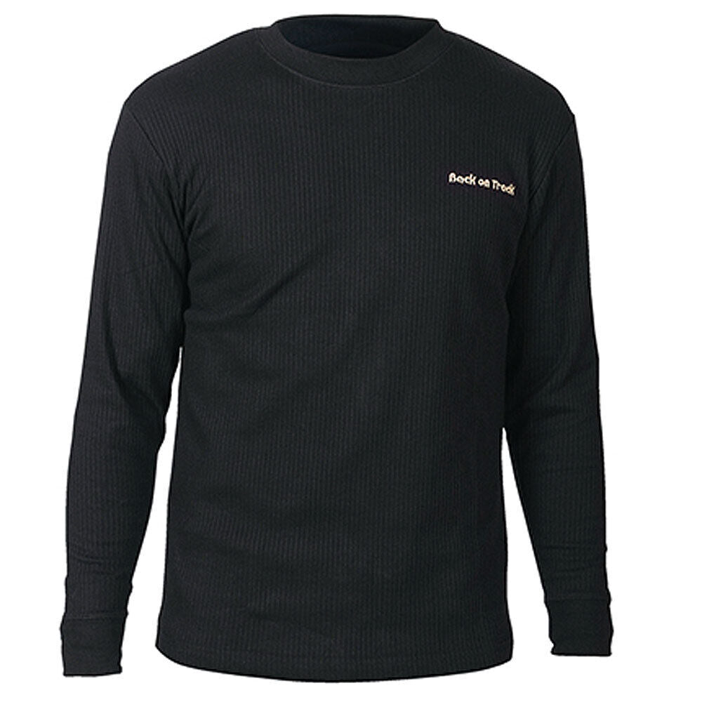 Medium Back On Track Long Sleeve Shirt Cotton/Polyester Black