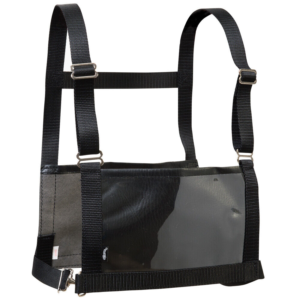 Medium Large Weaver Leather Show Number Harness Nylon Adult Black