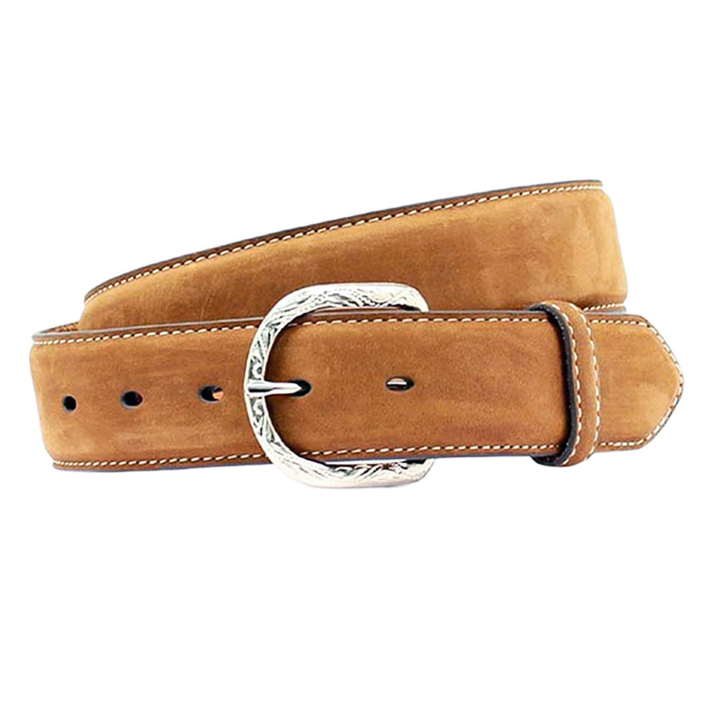 32-46 In Nocona Leather Mens Belt Contrast Stitching 1-1/2 Wide Medium