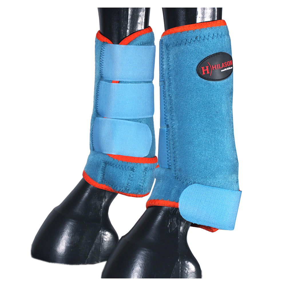 HILASON L M S Horse Rear Hind Leg Sport Boots | Jumping