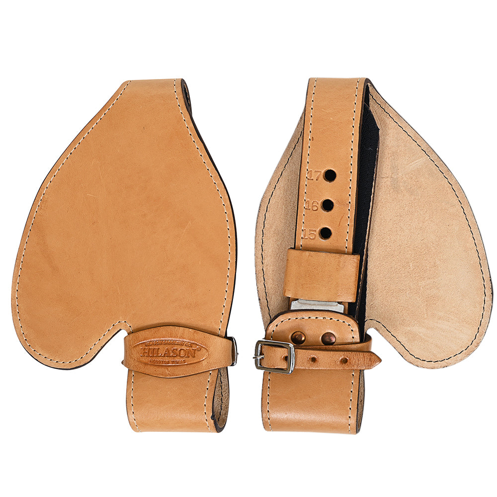 HILASON Youth Western Saddle Replacement Fenders, Genuine Leather Short Fenders for Kids & Short Adult Riders