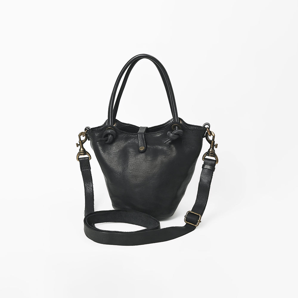 Spaghetti Western Cavallo Full Grain Leather Tote Bag Crossbody Purse