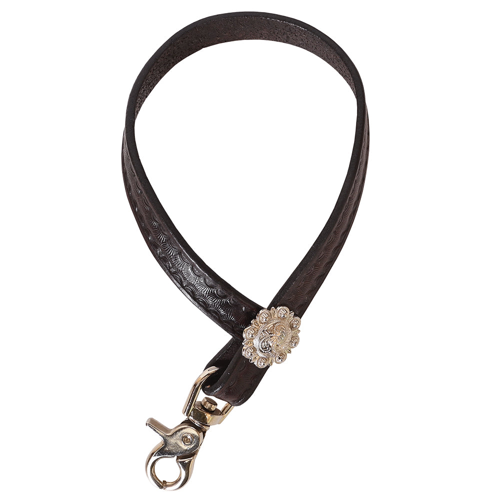 HILASON 4 Inch Leather Horse Tie Down Hobble Keeper Sunset Hand Tool | Ties Straps for Horses