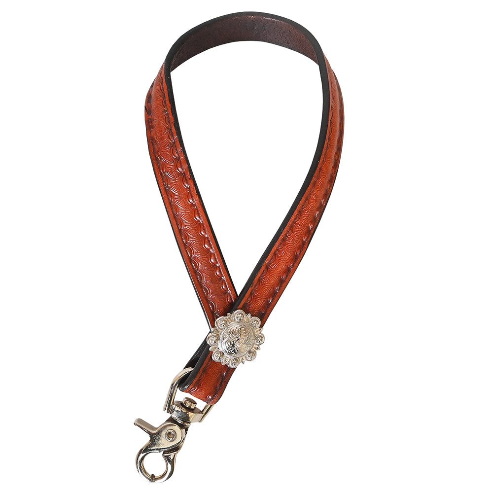 HILASON 4 Inch Leather Horse Tie Down Hobble Keeper Sunset Hand Tool | Ties Straps for Horses
