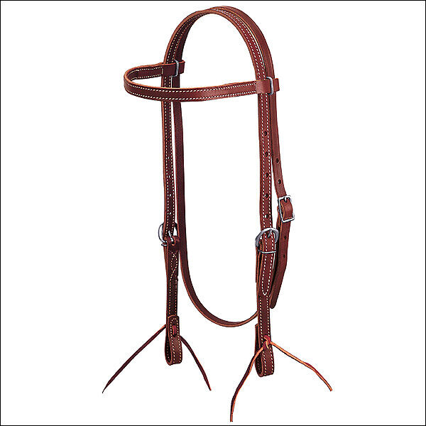 Weaver Leather Brown Latigo Horse Browband Headstall